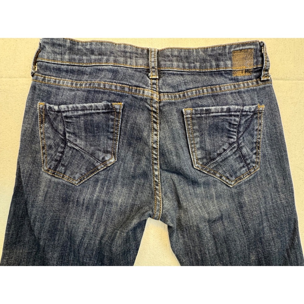 Los !T Jeans Star Bootcut Women Size 27 Blue Low Rise Dark Wash Denim - Picture 11 of 14